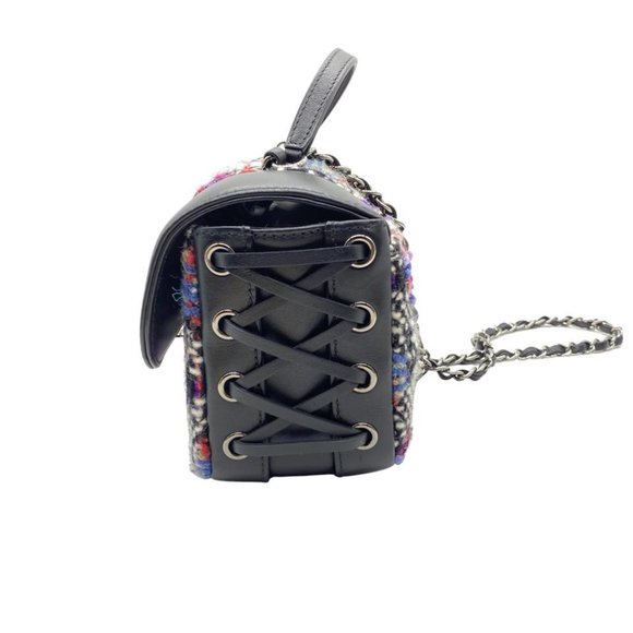 Chanel 2017 Classic Tweed Multicolor Shoulder Bag - Picture 2 of 10